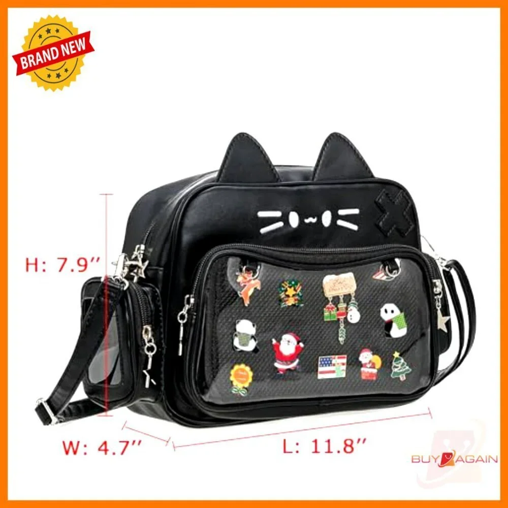Kawaii Ita Bag Backpack Crossbody Pin Display Multi-Purpose Shoulder Bag